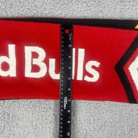 Continental MLS Soccer New York Red Bulls 48" Inch Red Black 100% Acrylic Scarf - Picture 9 of 13